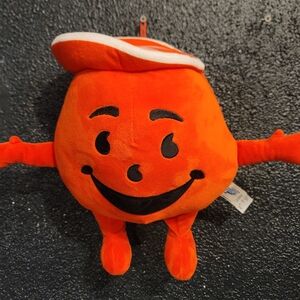 Orange Plush Toy with Hat